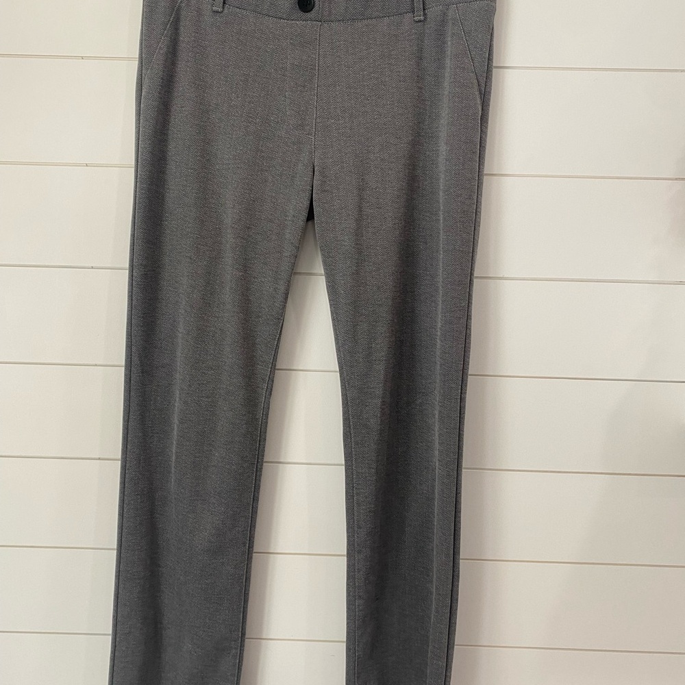 Betabrand Women’s Charcoal Dress Pants